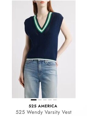 525 America Wendy Varsity Vest XS
